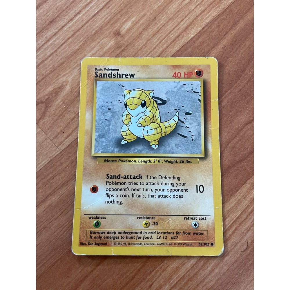 Sandshrew Pokémon Card